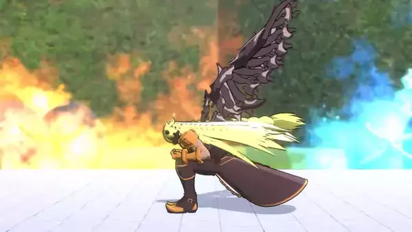 「『ケツバトラー』にナルメア参戦！ お尻と同じ“2つの構え”で戦う「俊ケツの剣豪」ー『グラブルVSR』コラボは1月18日より配信中」の画像