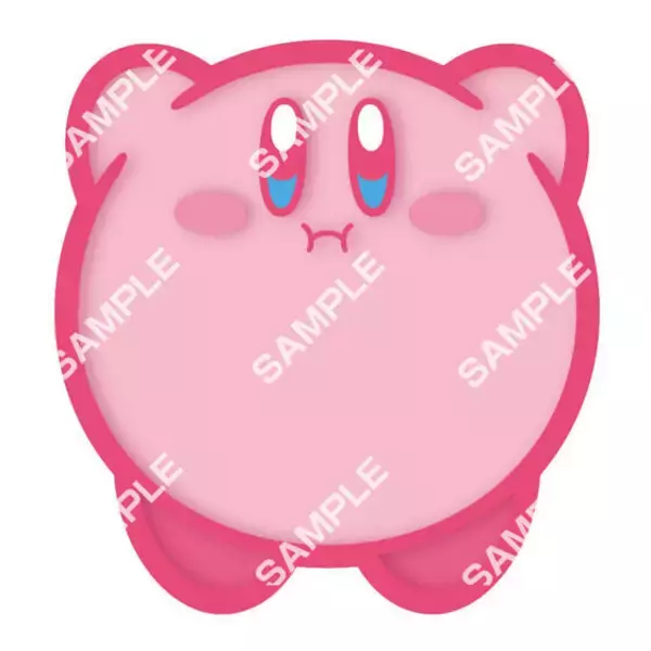 「わくわくなカービィが可愛い過ぎる…！ガシャポン『星のカービィ』クリアラバーコースター第3弾に、ダイカットデザイン含む全6種」の画像