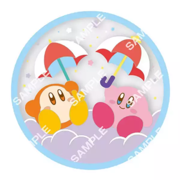 「わくわくなカービィが可愛い過ぎる…！ガシャポン『星のカービィ』クリアラバーコースター第3弾に、ダイカットデザイン含む全6種」の画像