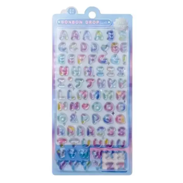 「「ボンボンドロップシール」よりオリジナル、文字シリーズなど全10柄が再販！3月中旬頃より入荷予定」の画像