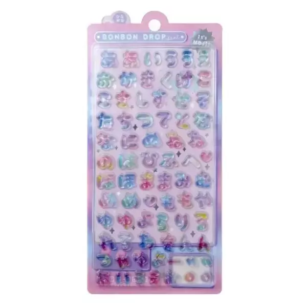 「「ボンボンドロップシール」よりオリジナル、文字シリーズなど全10柄が再販！3月中旬頃より入荷予定」の画像