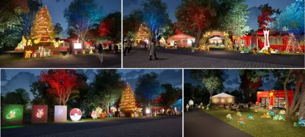 「ピカチュウら、でんきタイプがお出迎え！「横浜赤レンガ倉庫」の『ポケモン』ブースが見所満載ーミアレシティをイメージした装飾も素敵」の画像