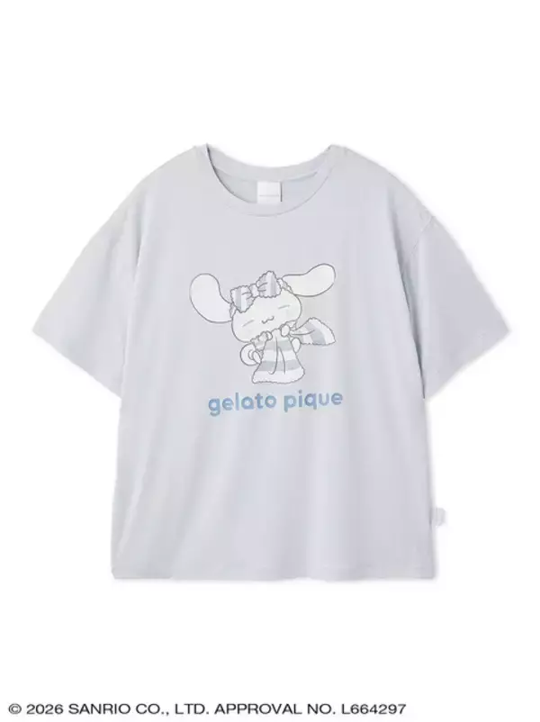 「ジェラート ピケから「ハローキティ＆シナモロール」のコラボコレクション登場！カーディガンやセットアップ、Tシャツなど豊富なデザイン」の画像