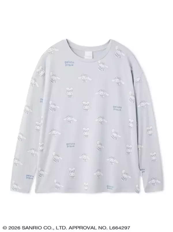 「ジェラート ピケから「ハローキティ＆シナモロール」のコラボコレクション登場！カーディガンやセットアップ、Tシャツなど豊富なデザイン」の画像