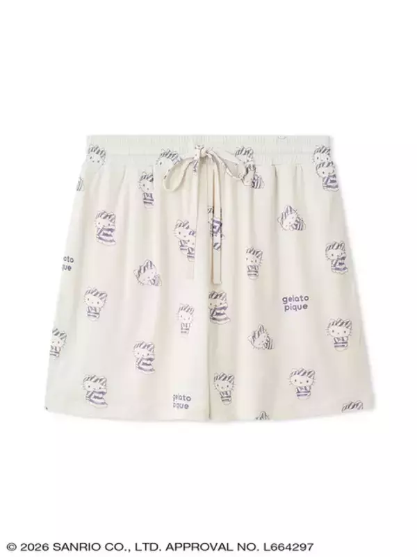 「ジェラート ピケから「ハローキティ＆シナモロール」のコラボコレクション登場！カーディガンやセットアップ、Tシャツなど豊富なデザイン」の画像