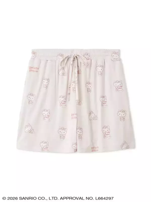 「ジェラート ピケから「ハローキティ＆シナモロール」のコラボコレクション登場！カーディガンやセットアップ、Tシャツなど豊富なデザイン」の画像