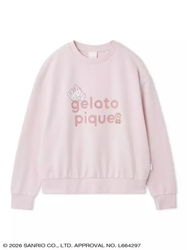 「ジェラート ピケから「ハローキティ＆シナモロール」のコラボコレクション登場！カーディガンやセットアップ、Tシャツなど豊富なデザイン」の画像