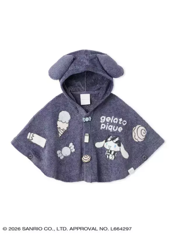 「ジェラート ピケから「ハローキティ＆シナモロール」のコラボコレクション登場！カーディガンやセットアップ、Tシャツなど豊富なデザイン」の画像