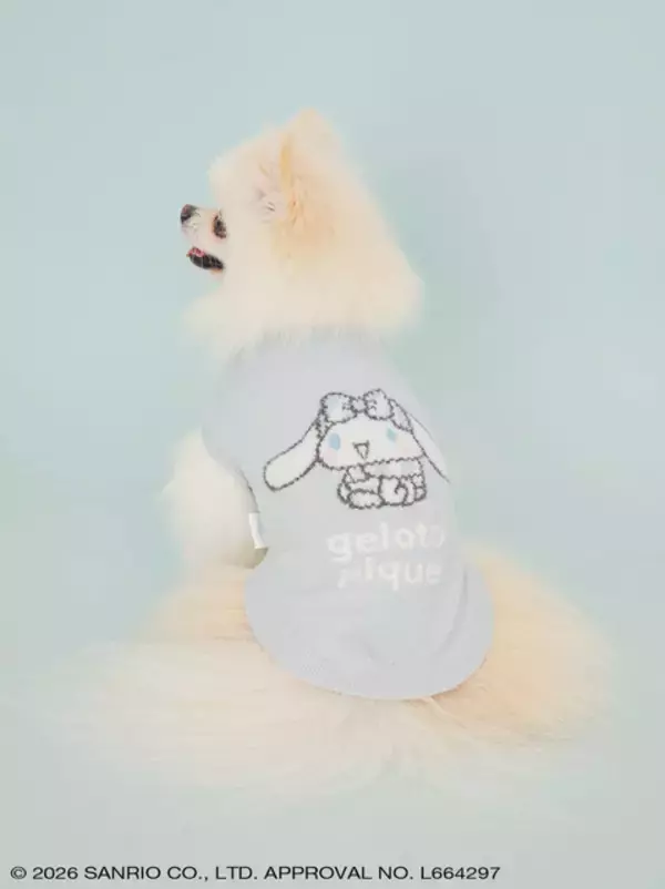 「ジェラート ピケから「ハローキティ＆シナモロール」のコラボコレクション登場！カーディガンやセットアップ、Tシャツなど豊富なデザイン」の画像