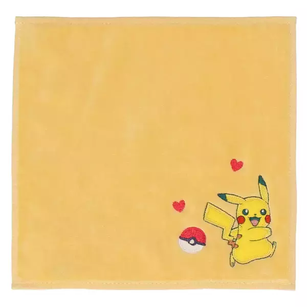 「ピカチュウ、イーブイなどが可愛くデザイン！『ポケモン』新作ハンカチが販売中―アップリケ刺繡のタオルハンカチも」の画像