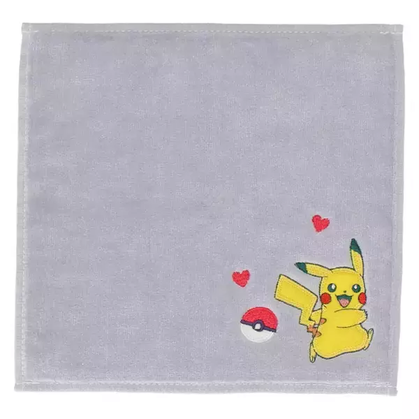 「ピカチュウ、イーブイなどが可愛くデザイン！『ポケモン』新作ハンカチが販売中―アップリケ刺繡のタオルハンカチも」の画像