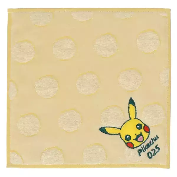 「ピカチュウ、イーブイなどが可愛くデザイン！『ポケモン』新作ハンカチが販売中―アップリケ刺繡のタオルハンカチも」の画像