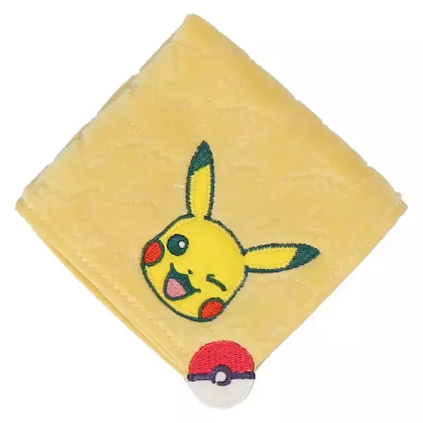 「ピカチュウ、イーブイなどが可愛くデザイン！『ポケモン』新作ハンカチが販売中―アップリケ刺繡のタオルハンカチも」の画像
