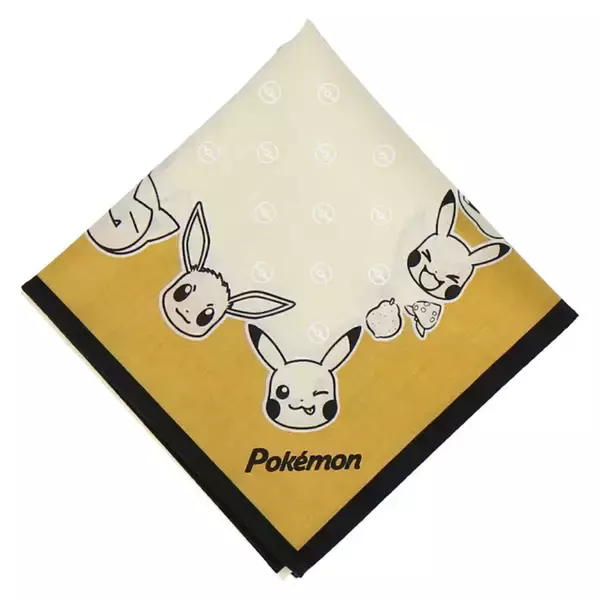 「ピカチュウ、イーブイなどが可愛くデザイン！『ポケモン』新作ハンカチが販売中―アップリケ刺繡のタオルハンカチも」の画像