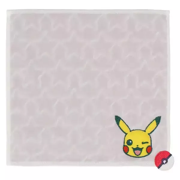 「ピカチュウ、イーブイなどが可愛くデザイン！『ポケモン』新作ハンカチが販売中―アップリケ刺繡のタオルハンカチも」の画像