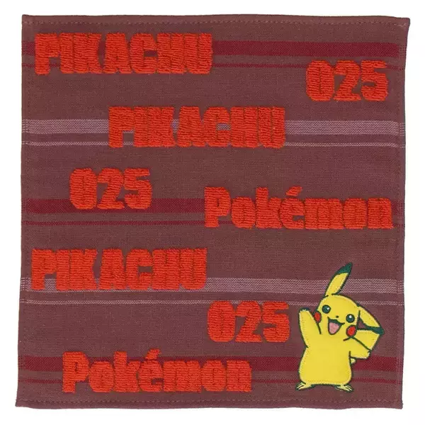 「ピカチュウ、イーブイなどが可愛くデザイン！『ポケモン』新作ハンカチが販売中―アップリケ刺繡のタオルハンカチも」の画像