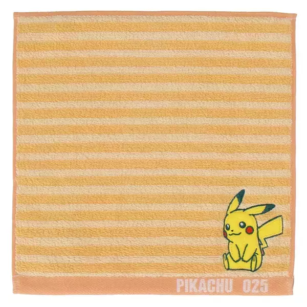 「ピカチュウ、イーブイなどが可愛くデザイン！『ポケモン』新作ハンカチが販売中―アップリケ刺繡のタオルハンカチも」の画像