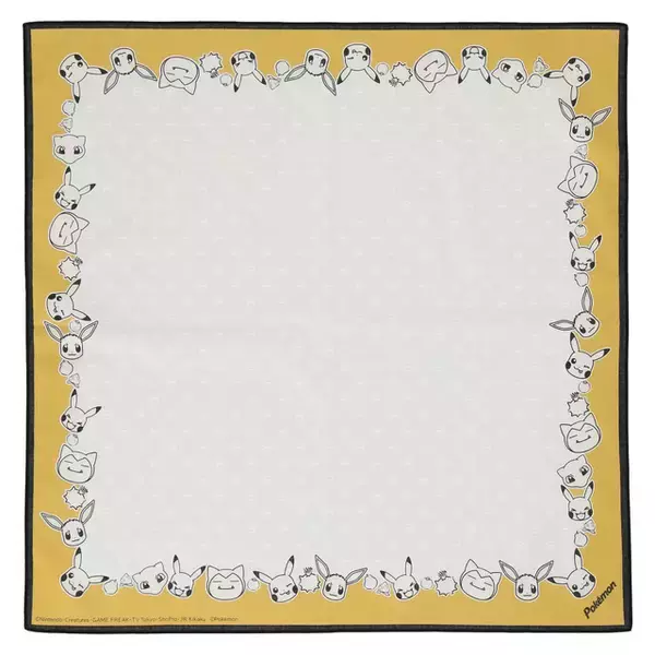 「ピカチュウ、イーブイなどが可愛くデザイン！『ポケモン』新作ハンカチが販売中―アップリケ刺繡のタオルハンカチも」の画像