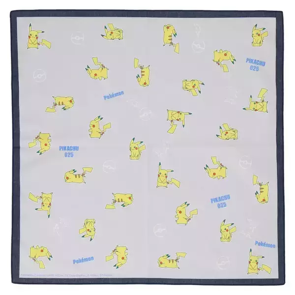 「ピカチュウ、イーブイなどが可愛くデザイン！『ポケモン』新作ハンカチが販売中―アップリケ刺繡のタオルハンカチも」の画像