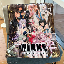やわらかバニーがいっぱい！『勝利の女神：NIKKE』の「バニーガール衣装ブランケット」が素敵―“うさ耳と尻尾”が並ぶ裏面にも注目