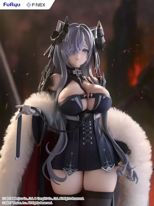 「リアルファー仕様の豪華な衣装が、威厳と気品を際立たせる！『アズレン』より「アウグスト・フォン・パーセヴァル」が存在感ある1/6スケールで立体化」の画像