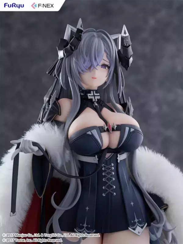 「リアルファー仕様の豪華な衣装が、威厳と気品を際立たせる！『アズレン』より「アウグスト・フォン・パーセヴァル」が存在感ある1/6スケールで立体化」の画像