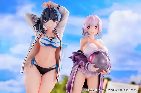 「「グリッドマン」より水着姿の「新条アカネ」フィギュアが予約締切間近ー同時展開される「宝多 六花」と並べて飾りたい」の画像