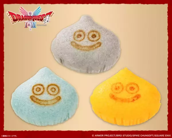 「HD-2D版『ドラクエI＆II』とローソンストア100がコラボ！ロト印のクリームパンや、食べるのがもったいない「スライムむしパン」など」の画像