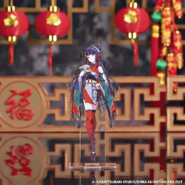 「「タイトーくじ　神椿市遊興中。」全ラインナップ公開！ネオチャイナ服をテーマにした描き下ろし限定イラストを使用」の画像