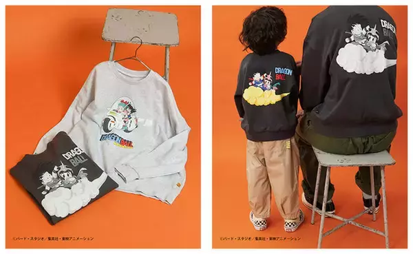 「「ドラゴンボール」×「BREEZE」コラボアパレルが1月1日発売！親子でも楽しめるデザイン＆カラーリングが素敵な全7アイテム」の画像