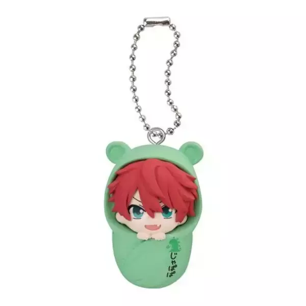 人気実況グループ「カラフルピーチ」メンバーが“おくるみ”に包まれた！ 可愛い「ますこっとチャーム」がガシャポンに登場