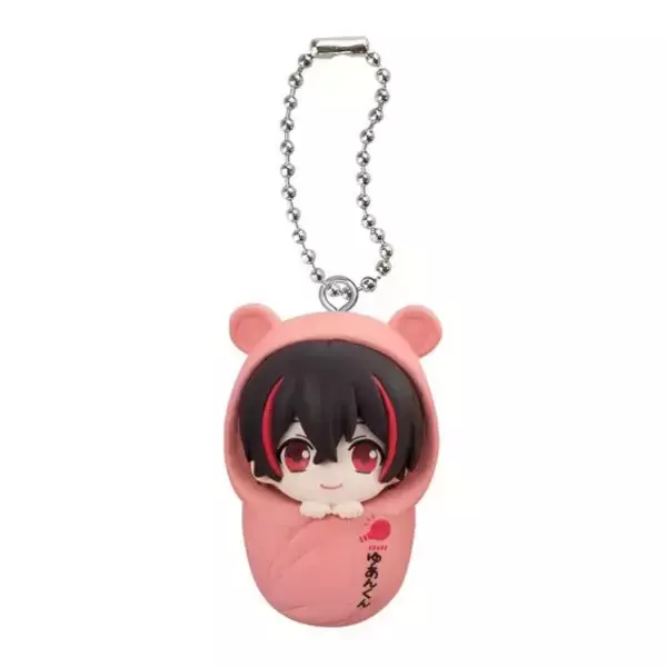 「人気実況グループ「カラフルピーチ」メンバーが“おくるみ”に包まれた！ 可愛い「ますこっとチャーム」がガシャポンに登場」の画像