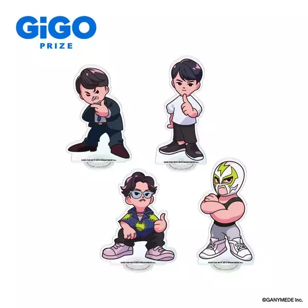 「ストリーマー・k4senが可愛いフィギュアに！「ZETA DIVISION」×GiGOコラボが12月20日より開始―Laz、ta1yo、ファン太などのグッズが店舗限定で登場」の画像