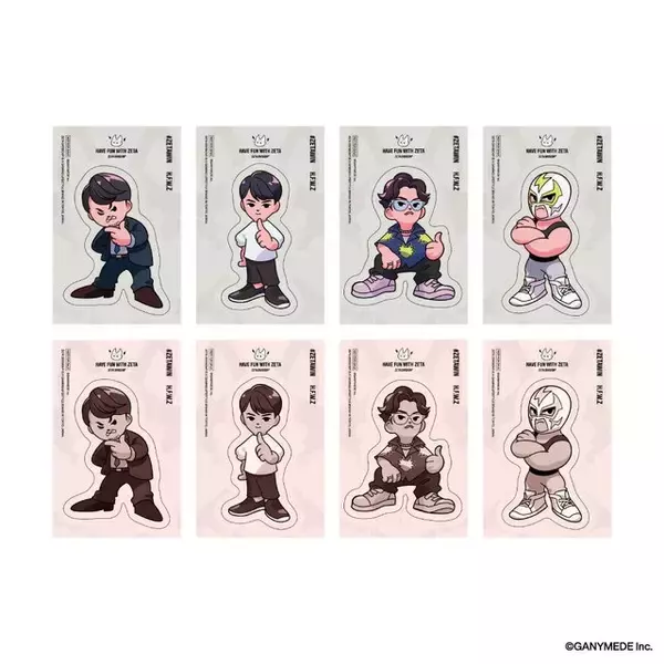 「ストリーマー・k4senが可愛いフィギュアに！「ZETA DIVISION」×GiGOコラボが12月20日より開始―Laz、ta1yo、ファン太などのグッズが店舗限定で登場」の画像