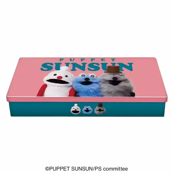 「「パペットスンスン」チョコレート7商品がどれも可愛い！スンスンを中心に、ノンノンやゾンゾンをプリントしたチョコ缶など」の画像