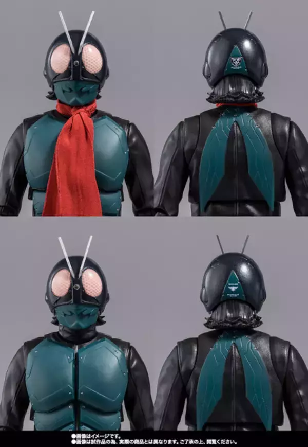 「「第1バッタオーグ／仮面ライダー（シン・仮面ライダー）」がアクションフィギュア化！新規パーツで物語序盤の姿を再現、“電話”などオプションも」の画像