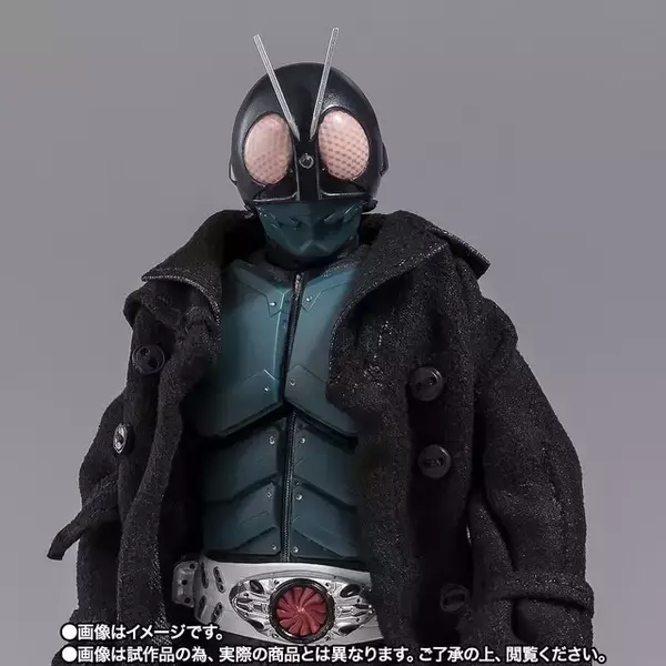 「「第1バッタオーグ／仮面ライダー（シン・仮面ライダー）」がアクションフィギュア化！新規パーツで物語序盤の姿を再現、“電話”などオプションも」の画像