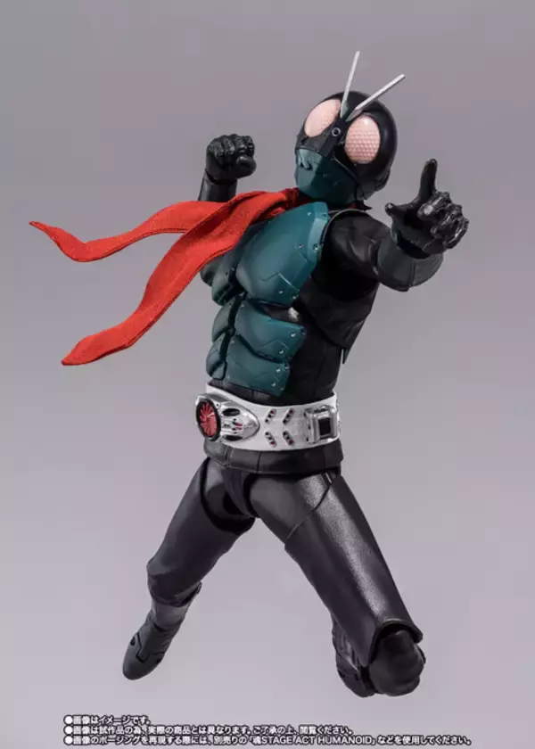 「「第1バッタオーグ／仮面ライダー（シン・仮面ライダー）」がアクションフィギュア化！新規パーツで物語序盤の姿を再現、“電話”などオプションも」の画像