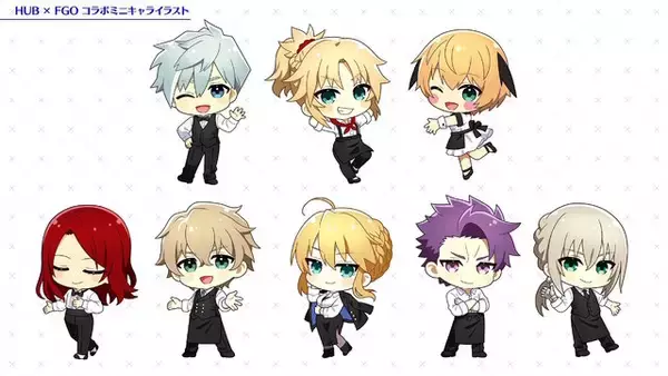 「『FGO』現代風衣装の「エレシュキガル」や「斎藤一」に目を奪われる！ローソンやHUBコラボで描き下ろしサーヴァント続々」の画像