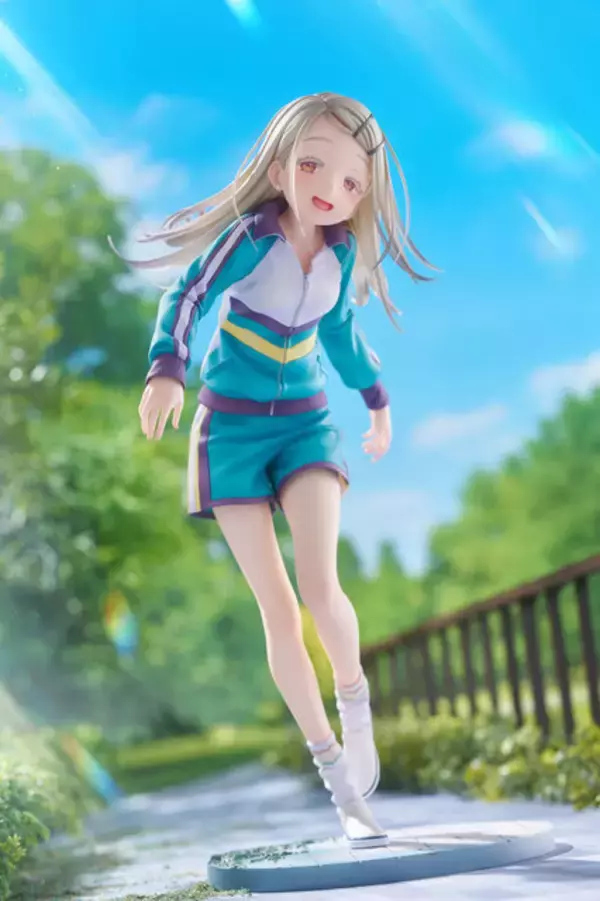 「今にも倒れそうなのに、“にへら～”とした笑顔！『学マス』レッスンウェア姿の「篠澤 広」完全受注生産限定フィギュアに惹かれる」の画像