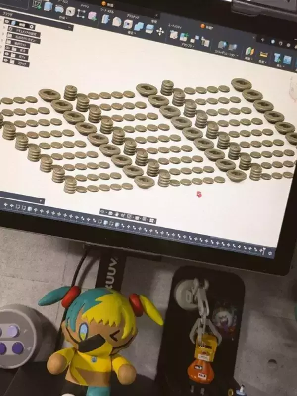 「『ポケモンZA』“カラフルなネジ”を100個集める!? 粘土と3Dプリントで再現したユーザーが話題ー「すごい！」「愛のねじ」」の画像