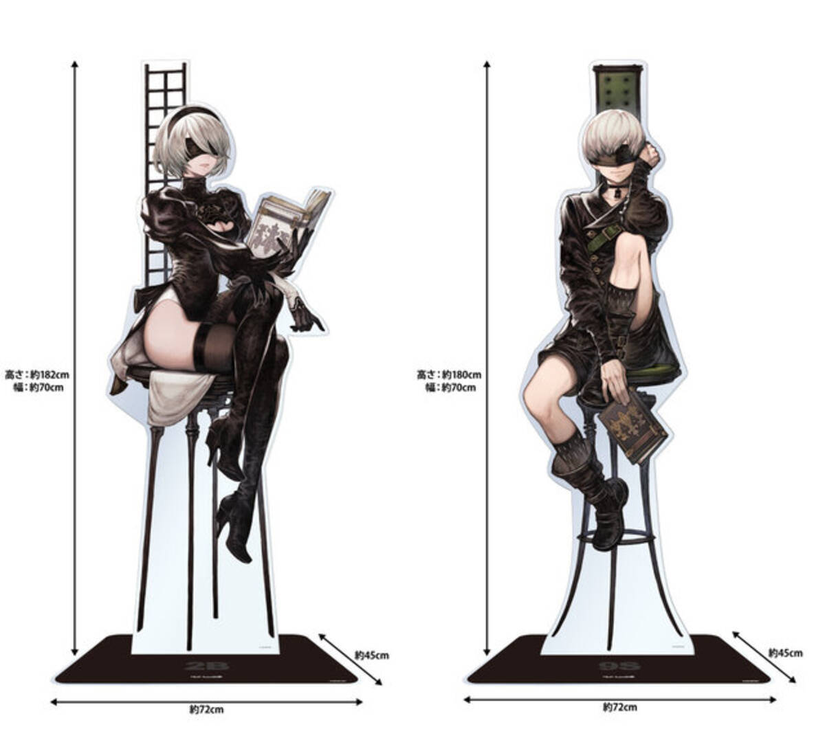 約22万円の「2B」等身大アクスタは肉感たっぷり！『ニーア オートマタ 