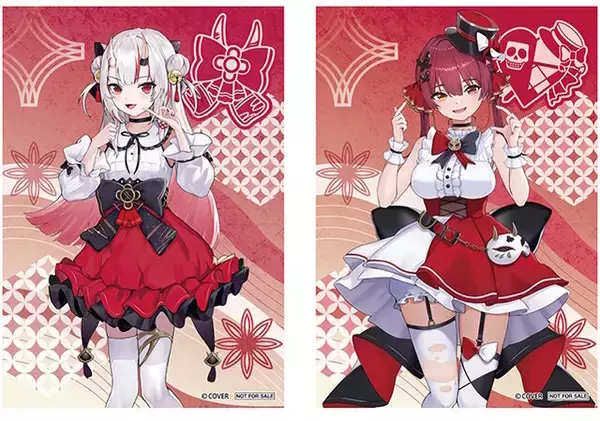 アニメイトの「ホロライブ」フェアが「ONIKAWAII」！百鬼あやめ、宝鐘マリンら5人が描き起こしグッズ化