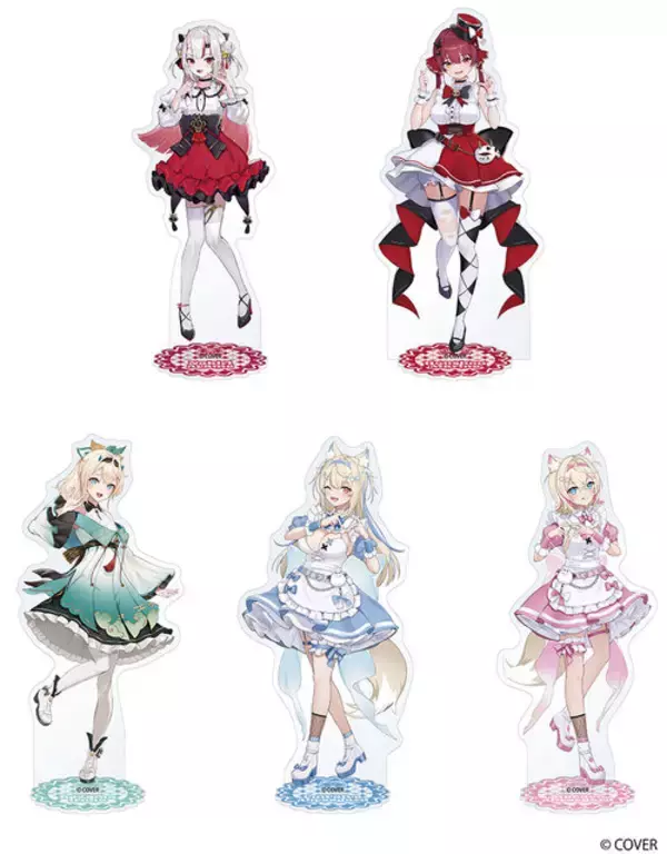 「アニメイトの「ホロライブ」フェアが「ONIKAWAII」！百鬼あやめ、宝鐘マリンら5人が描き起こしグッズ化」の画像