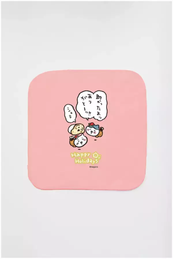 「チキンになっちゃった…「ちいかわ」クリスマスモチーフの新デザイン「Happy Holidays」全4種がTalking Heads ODMに追加」の画像