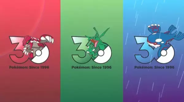 「『ポケモン』30周年の特別映像公開！御三家から伝説ポケモンまで、総勢1025匹もの“記念ロゴアイコン”を制作＆無料配布」の画像