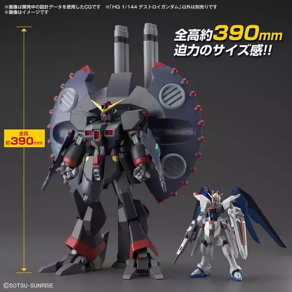 「「HG 1/144 デストロイガンダム」商品ページ解禁！本日6日以降、順次WEB予約開始」の画像
