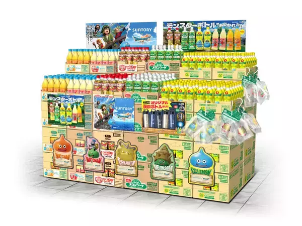 「『ドラクエ7 Reimagined』とコラボ！サントリーからスライムたちの「モンスターボトル」全10種が数量限定販売」の画像
