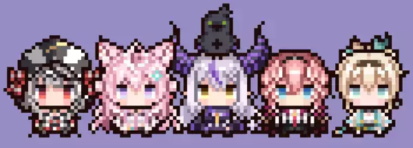 「ホロライブ・博衣こより、沙花叉クロヱなど秘密結社holoXの5名が追加！ 入館審査ゲーム『ホロガード』がアップデート」の画像