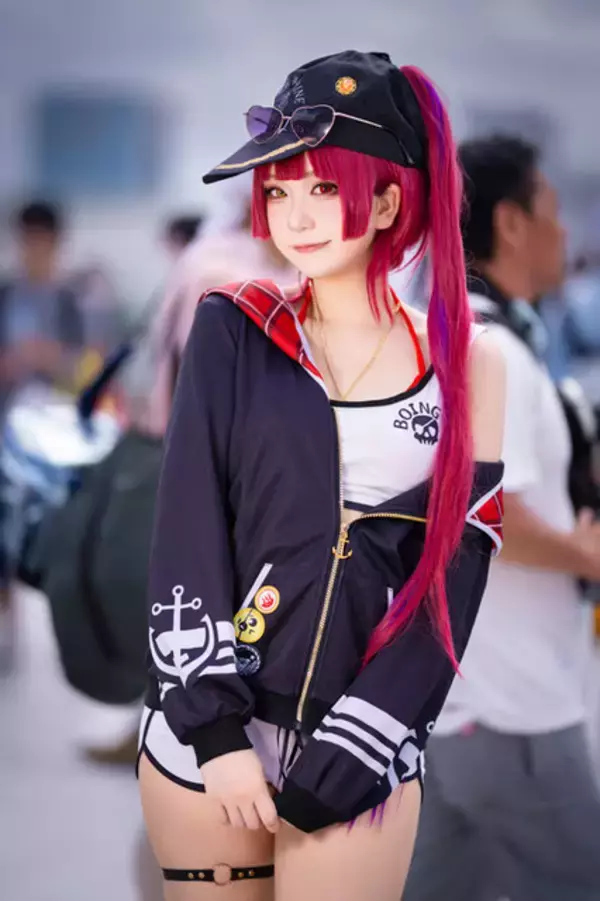 「【コスプレ】宝鐘マリン船長と一緒に有明の海から出航したい人集まれ！中国レイヤー・Yuki亭【写真5枚】」の画像